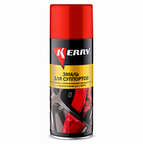 KERRY KR-962.1 Эмаль для суппортов красная 520мл 1/12шт